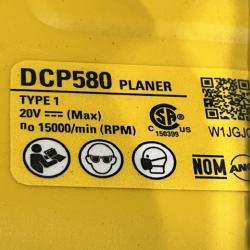 AS-IS DEWALT 20V MAX XR Cordless Brushless 3-1/4 in. Planer (Tool Only)
