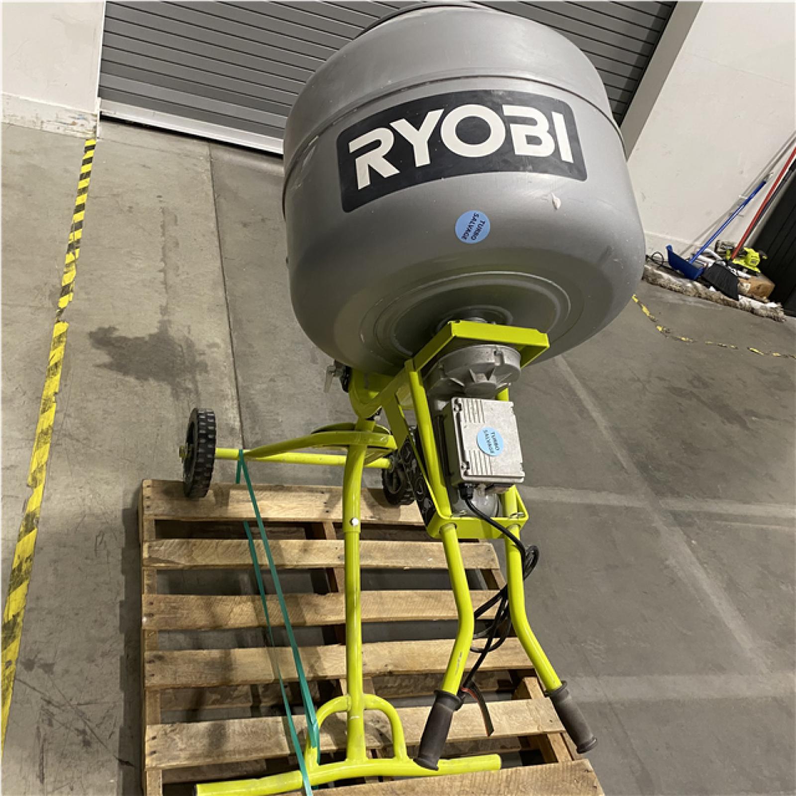 Dallas Location - As-Is  Ryobi 5 Cu. ft. Portable Concrete Mixer