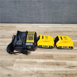 HOUSTON LOCATION - AS-IS DEWALT 2 TOOL COMBO KIT W/ (2) BATTERY & CHARGER