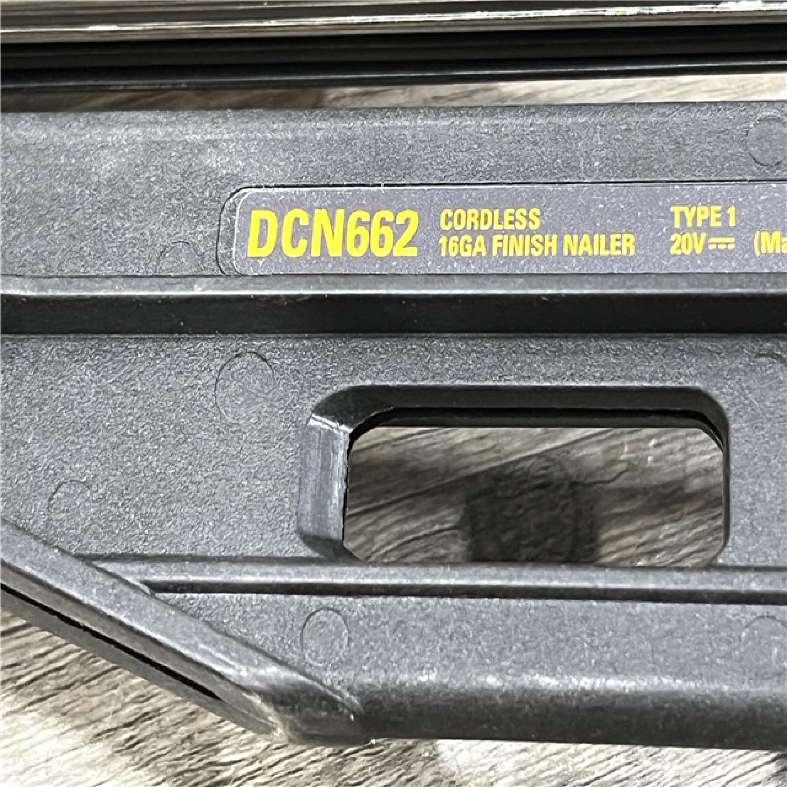 AS-IS DEWALT 20V MAX XR 16-Gauge Lithium-Ion Cordless Finish Nailer (Tool Only)