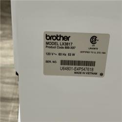 AS-IS Brother RLX3817 17-Stitch Sewing Machine  White