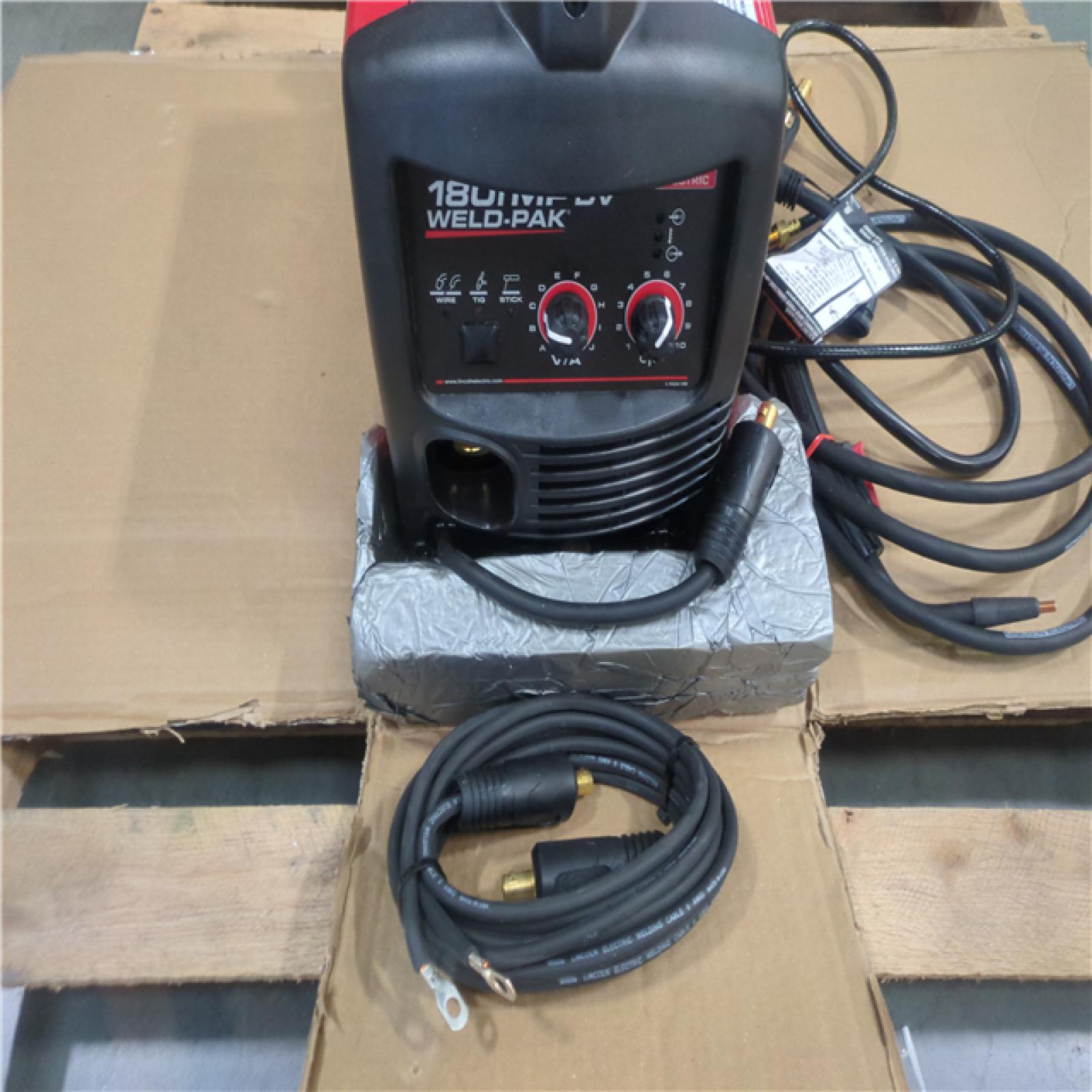 CALIFORNIA AS-IS lINCOLN ELECTRIC WELD-PAK