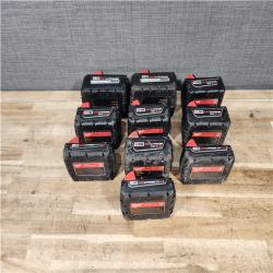 HOUSTON LOCATION - AS - IS MILWAUKEE BATTERY PACK QTY - 10