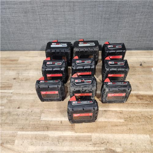 HOUSTON LOCATION - AS - IS MILWAUKEE BATTERY PACK QTY - 10
