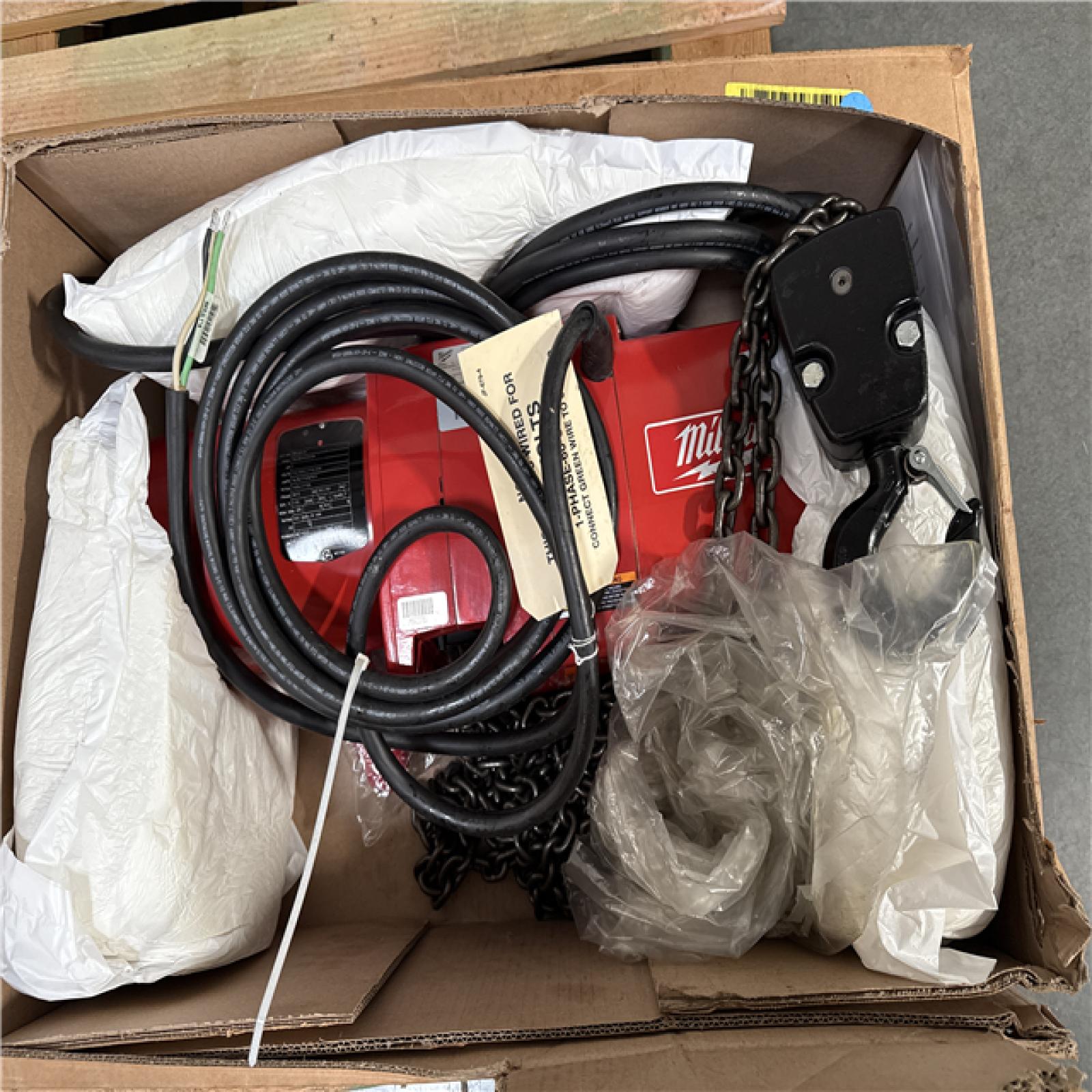 California AS-IS Milwaukee Chain Hoist