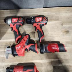 HOUSTON LOCATION - AS-IS Milwaukee 5 Tool Combo Kit W/ (2) Battery & Charger