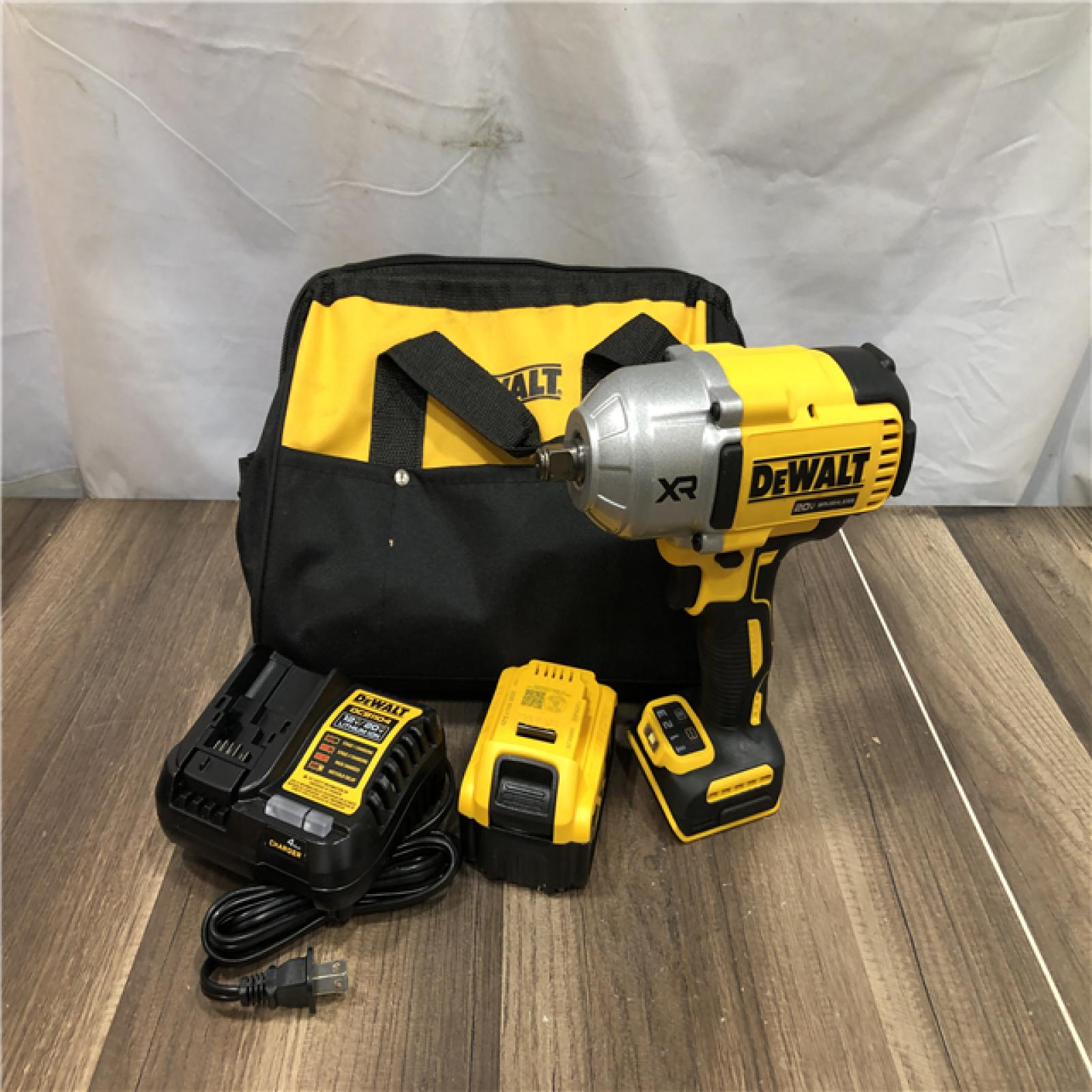 AS-IS DEWALT 20V MAX Lithium-Ion Cordless 1/2 in. Impact Wrench Kit