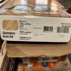 Phoenix AS-IS Lifeproof Glastonbury Grove Oak 22 MIL x 7.4 in. W x 47.8 in. L Waterproof Click Lock Luxury Vinyl Plank Flooring (356 sqft/18 case)