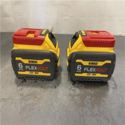 AS-IS - DEWALT FLEXVOLT 20-Volt/60-Volt MAX Lithium-Ion 6.0Ah Battery Pack (2-Pack)