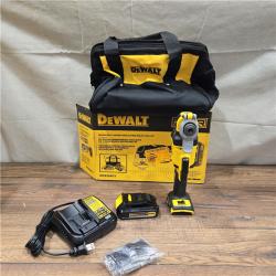 AS-IS DEWALT Cordless Brushless 3-Speed Oscillating Multi Tool with (1) 20V 1.5Ah Battery and Charger