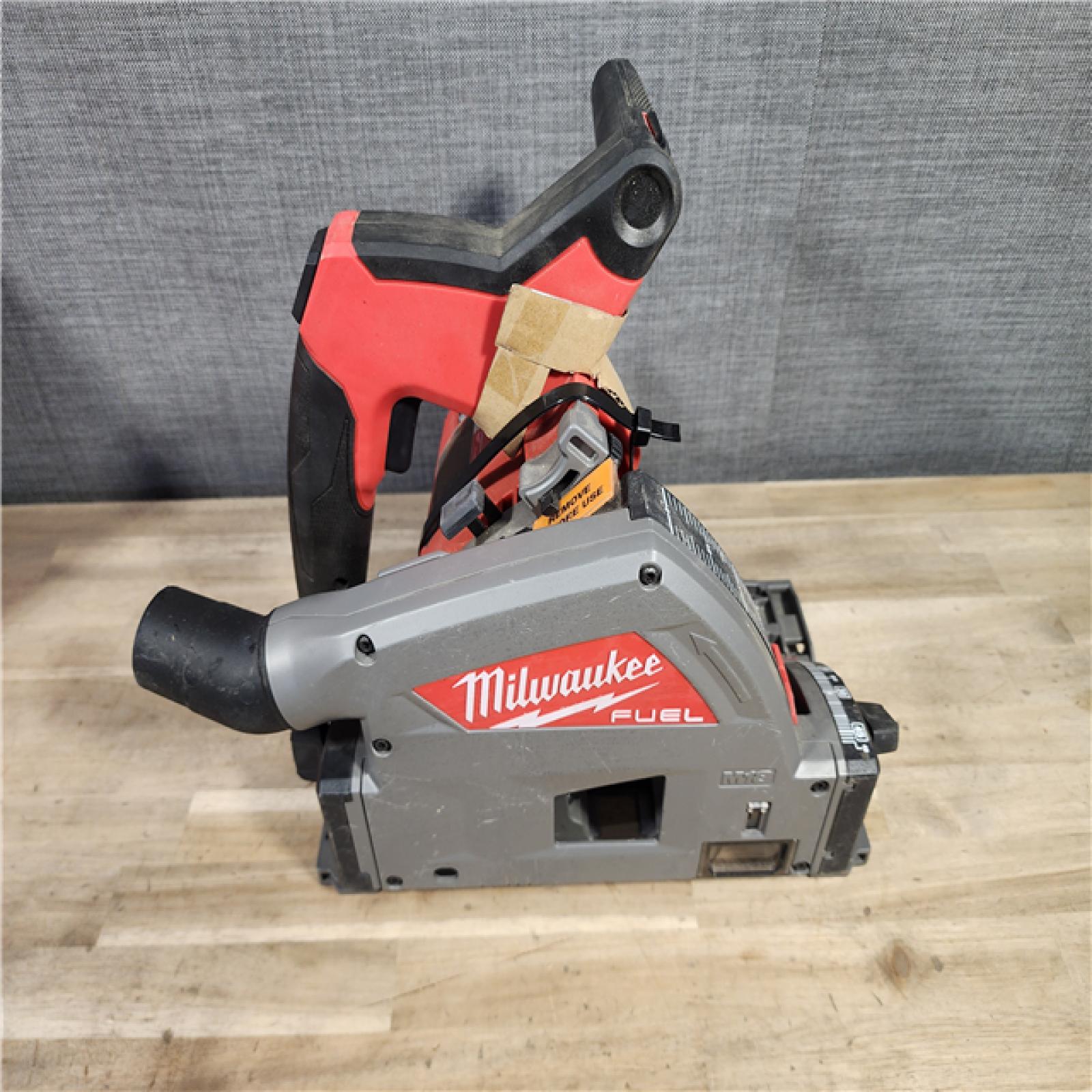 HOUSTON LOCATION - AS-IS Milwaukee M18 FUEL 18V Lithium-Ion Cordless Brushless 6-1/2 in. Plunge Cut Track Saw (Tool-Only)