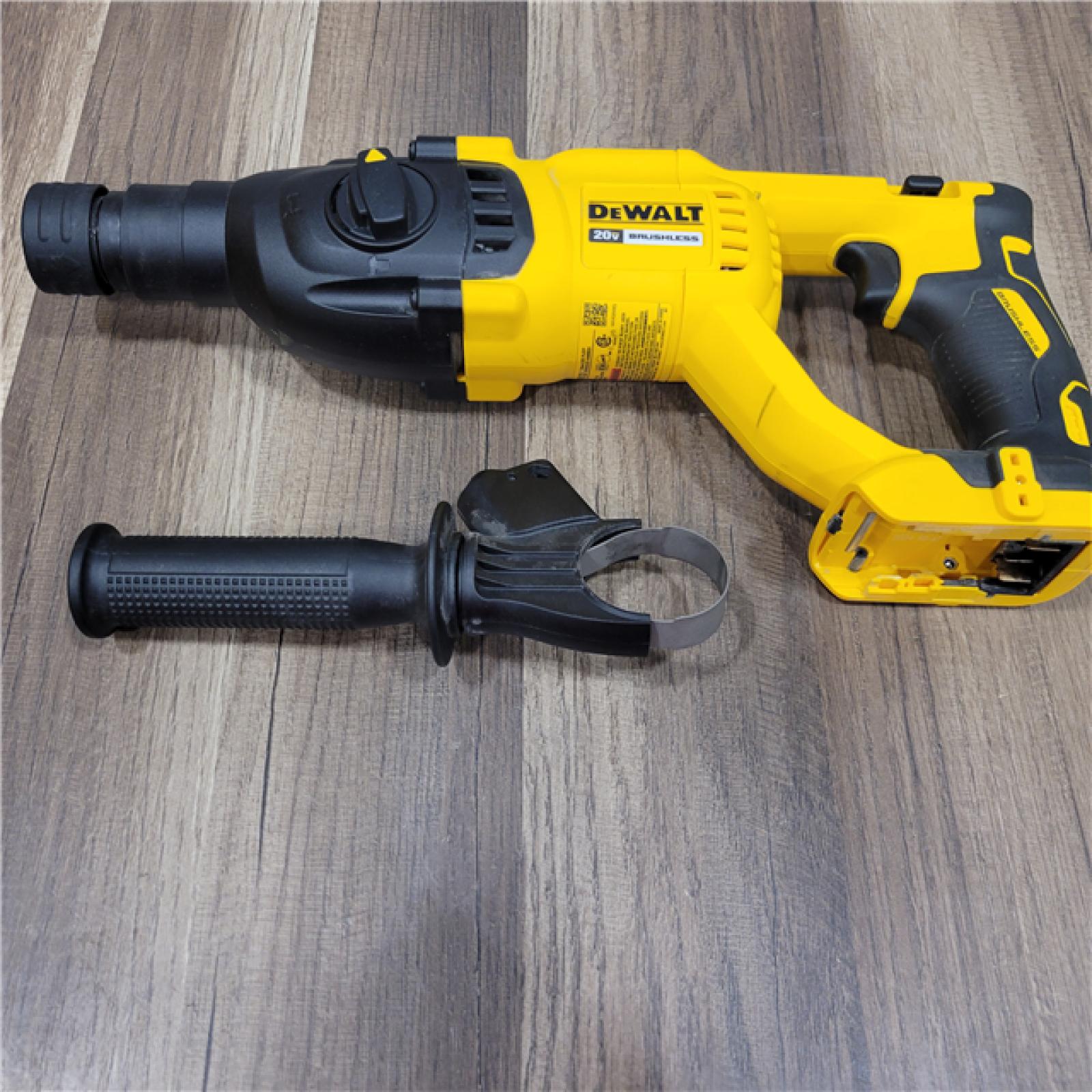 AS-IS DEWALT 20V MAX Cordless Brushless 1 in. SDS Plus D-Handle Concrete and Masonry Rotary Hammer (Tool Only)