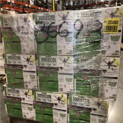 DALLAS LOCATION - Hunter Highbury II 52 In. LED Indoor Matte Black Ceiling Fan With Light Kit PALLET-(30 UNITS)