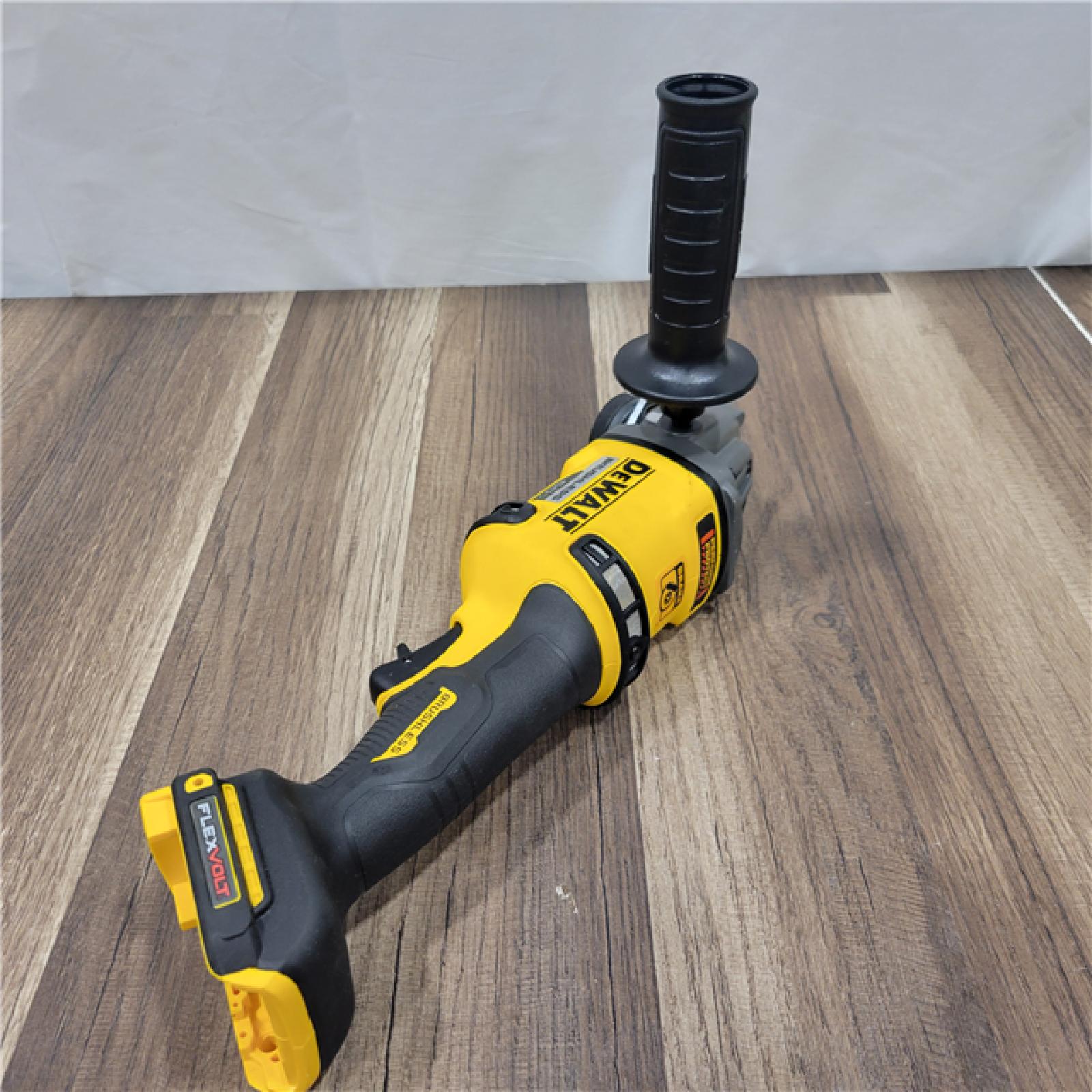 AS-IS DEWALT 60V MAX Cordless Brushless 4.5 in. to 6 in. Small Angle Grinder with Kickback Brake (Tool Only)