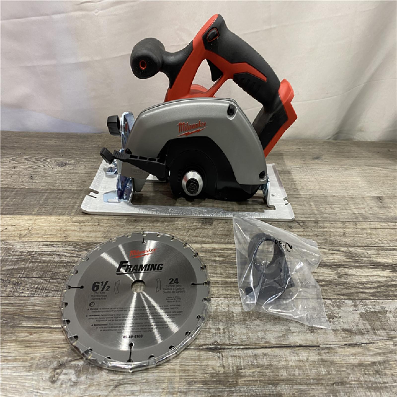 AS-IS Milwaukee 18V Lithium-Ion Cordless 6-1/2 in. Circular Saw (Tool-Only)