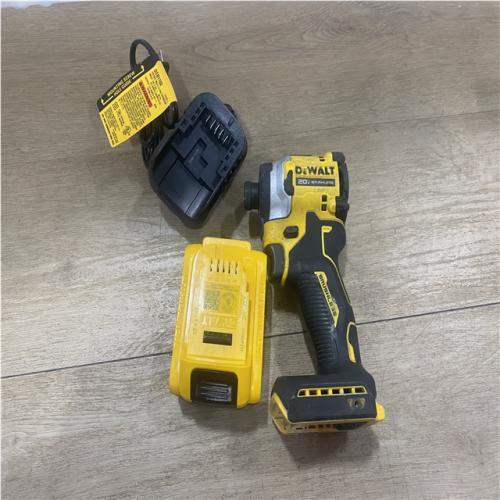 AS-IS DEWALT ATOMIC 20V MAX Lithium-Ion Cordless 1/4 in. Brushless Impact Driver Kit