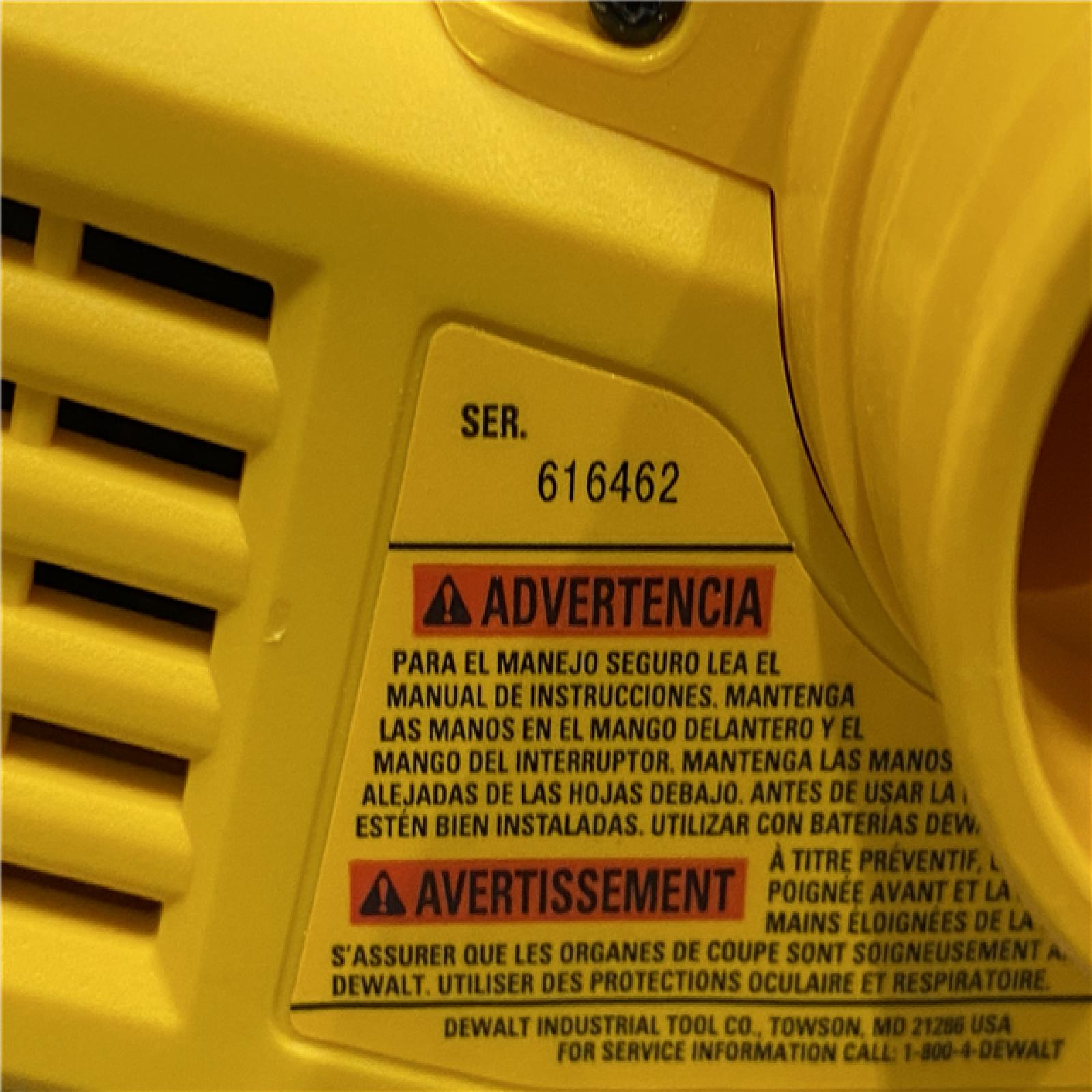 AS-IS DEWALT 20V MAX XR Cordless Brushless 3-1/4 in. Planer (Tool Only)