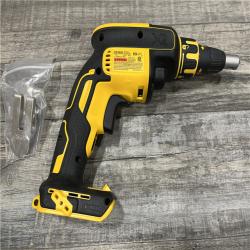 AS-IS DEWALT 20V MAX XR Lithium-Ion Brushless Cordless Drywall Screwgun (Tool Only)
