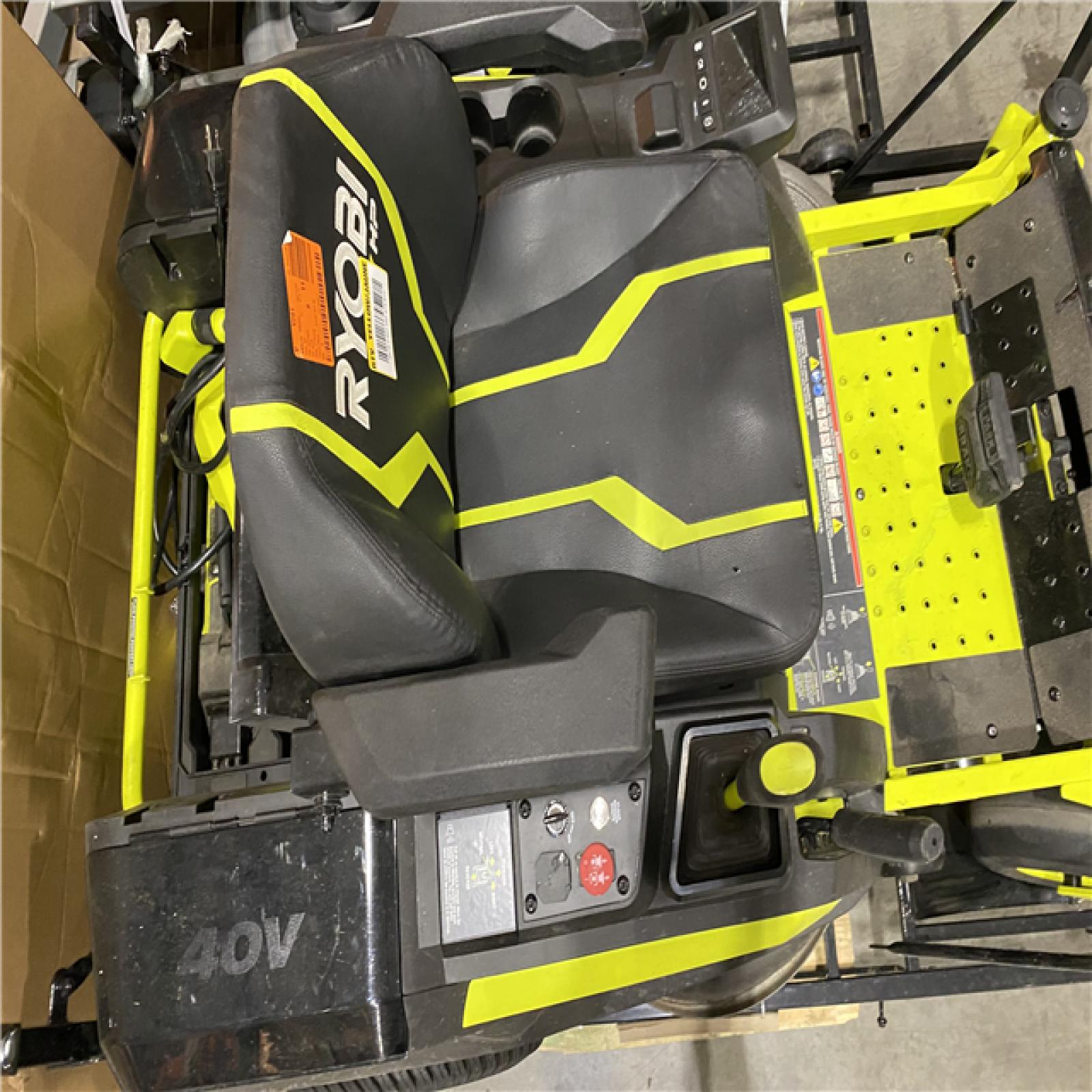 Dallas Location - As-Is RYOBI 80V HP Brushless 42 in. Battery Electric Cordless Zero Turn Riding Mower (2) 80V Batteries and Charger