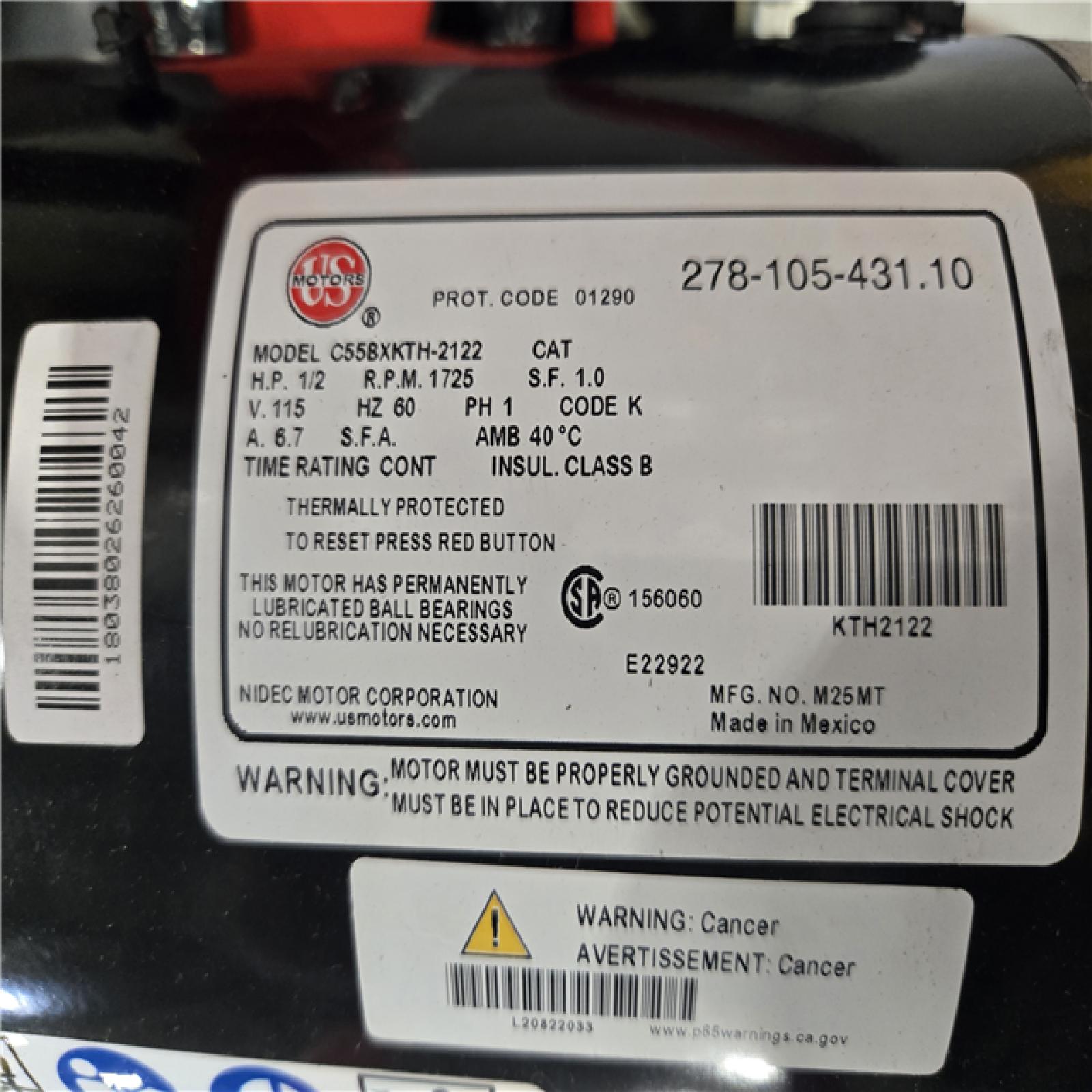 DALLAS LOCATION -AS-IS  Ridgid K-750 Drum Machine 42007