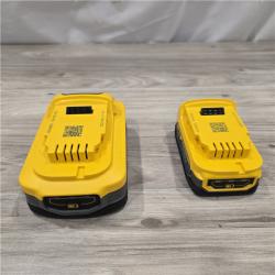 AS-IS DeWalt 20V MAX POWERSTACK DCBP315-2C Lithium-Ion 1.7Ah and 5Ah Battery and Charger Starter Kit