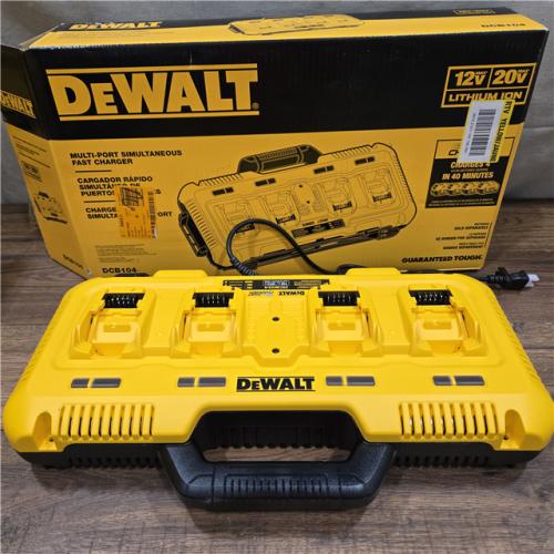 AS-IS DEWALT 12V/20V/60V MAX 4-Port Lithium-Ion Battery Charger