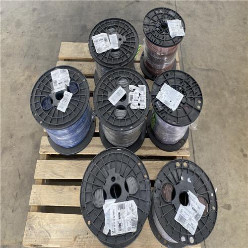 Houston Location AS IS - Home Improvement Pallet all copper wire 7 rolls