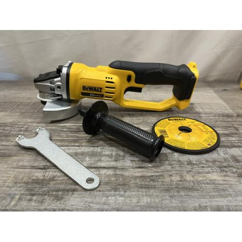 AS-IS DEWALT 20V MAX Cordless 4.5 in. - 5 in. Angle Grinder (Tool Only)