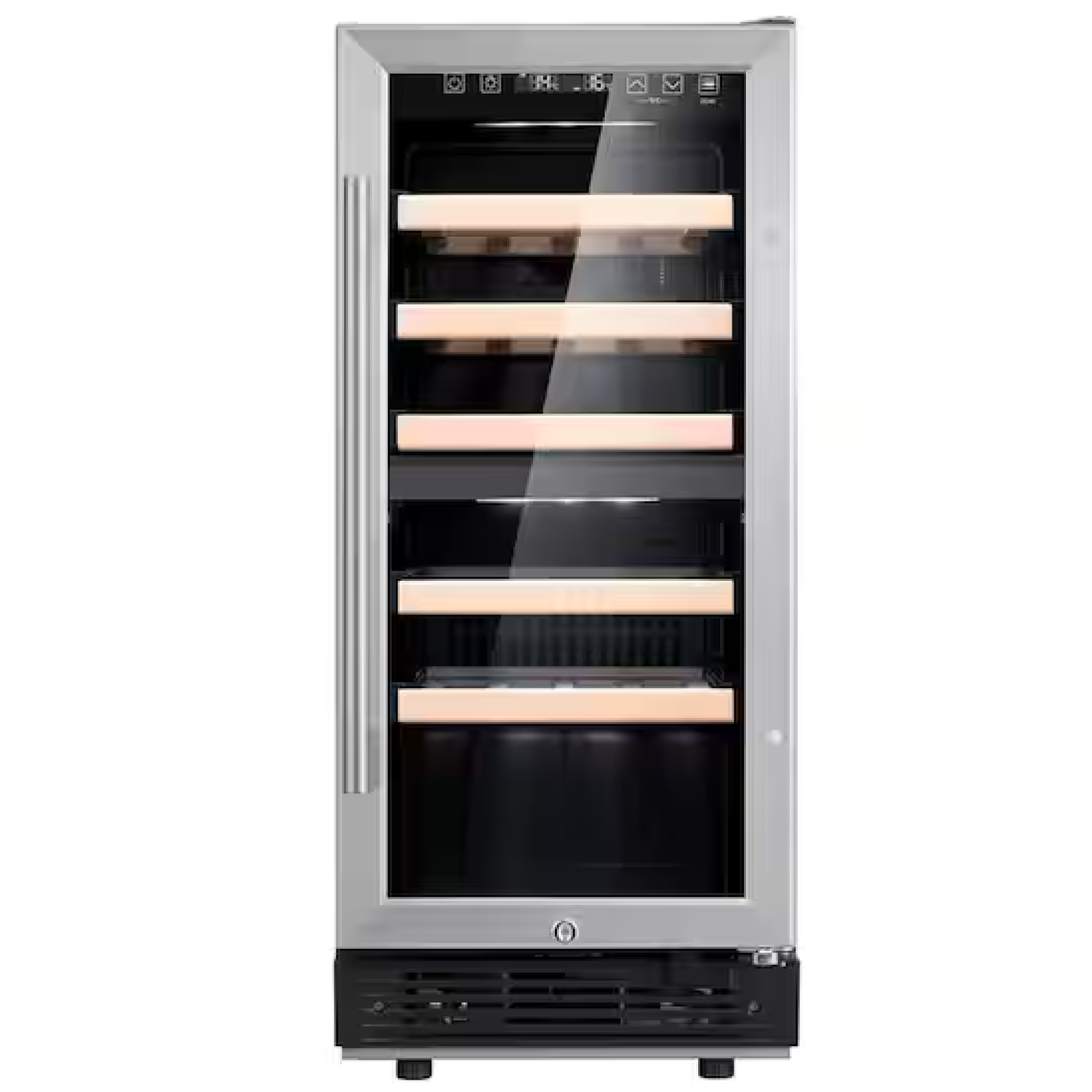 DALLAS LOCATION- VISSANI 15 in. W 27-Bottle Dual Zone Wine Cooler in Stainless Steel Pallet (4 UNITS)