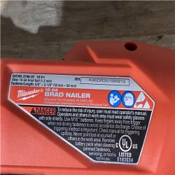 Houston Location AS-IS Milwaukee FUEL 18-Volt Lithium-Ion Brushless Cordless Gen II 18-Gauge Brad Nailer (Tool-Only)