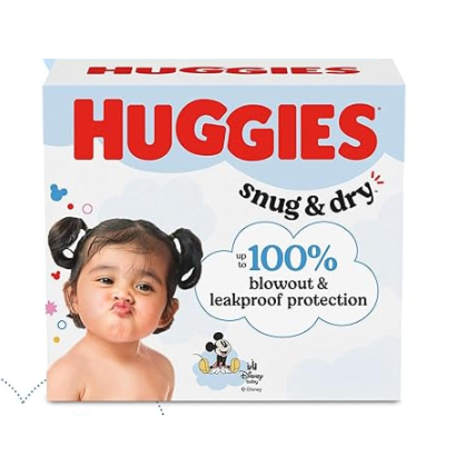 DALLAS LOCATION- HUGGIES SNUG & DRY SIZE 4 DIAPERS 150 count- PALLET (30 Units)