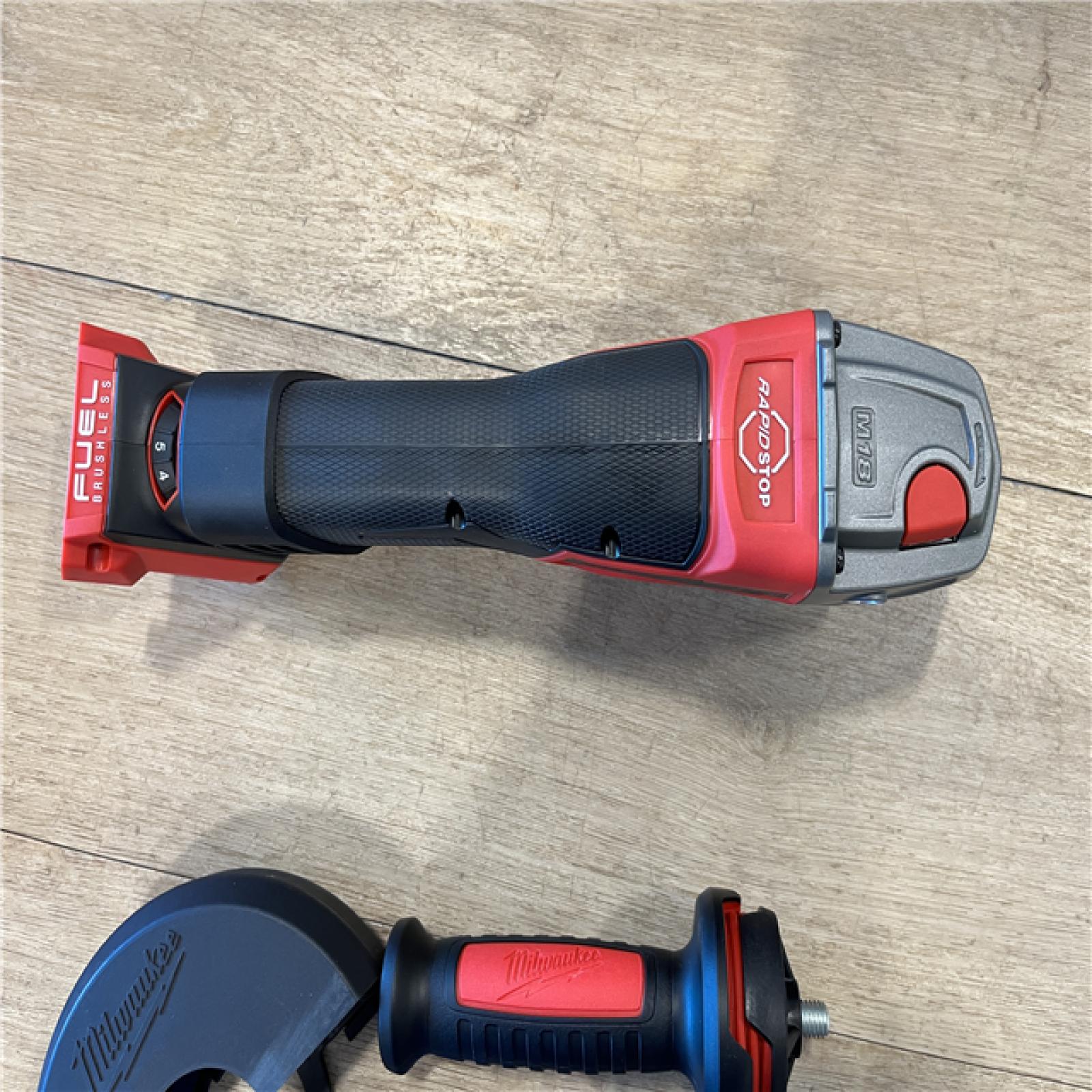 AS-IS Milwaukee FUEL 18V Lithium-Ion Brushless Cordless 4-1/2 in./5 in. Grinder with Variable Speed & Paddle Switch (Tool-Only)