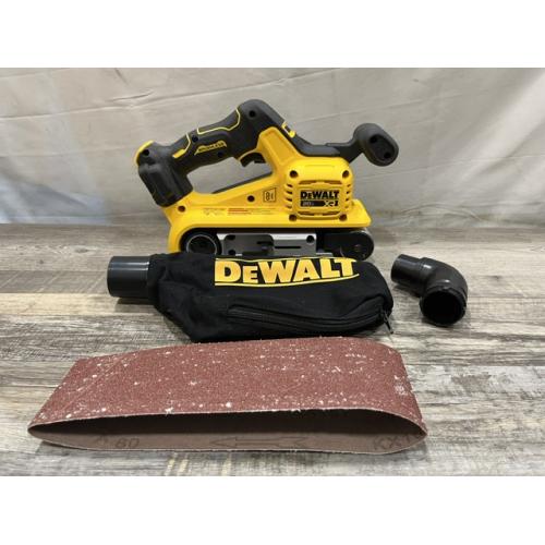 AS-IS DEWALT 20V MAX* XR Brushless Cordless Belt Sander (Tool-Only)