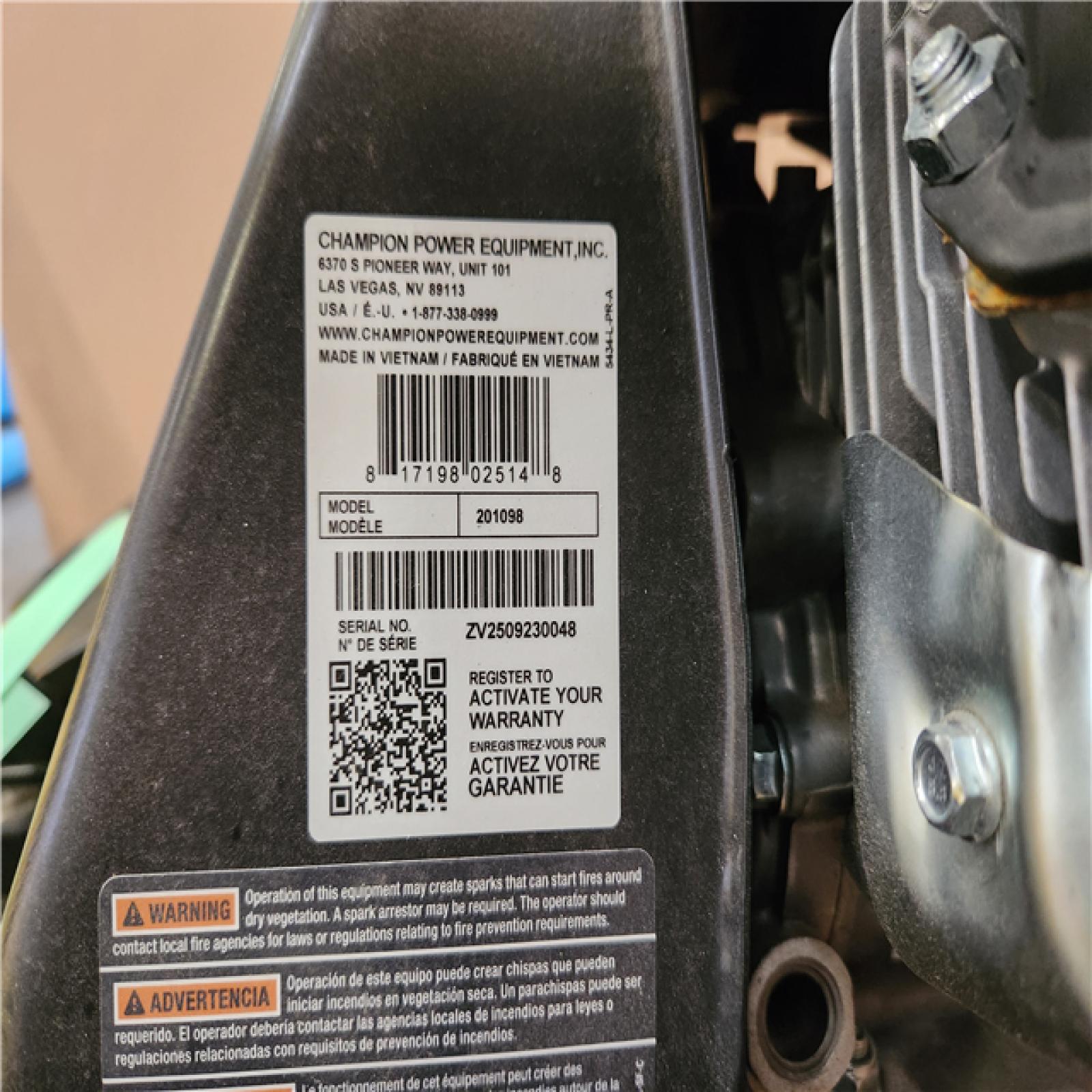 Phoenix NEW Champion Power Equipment 22 in. Counter Rotating Gas Rear Tine Tiller with Self-Propelled Agricultural Tires