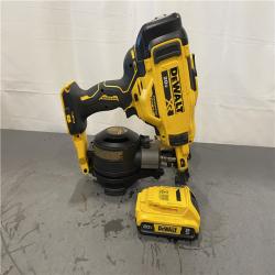 AS-IS - DeWalt 20V MAX Lithium-Ion 15-Degree Cordless Roofing Nailer Kit