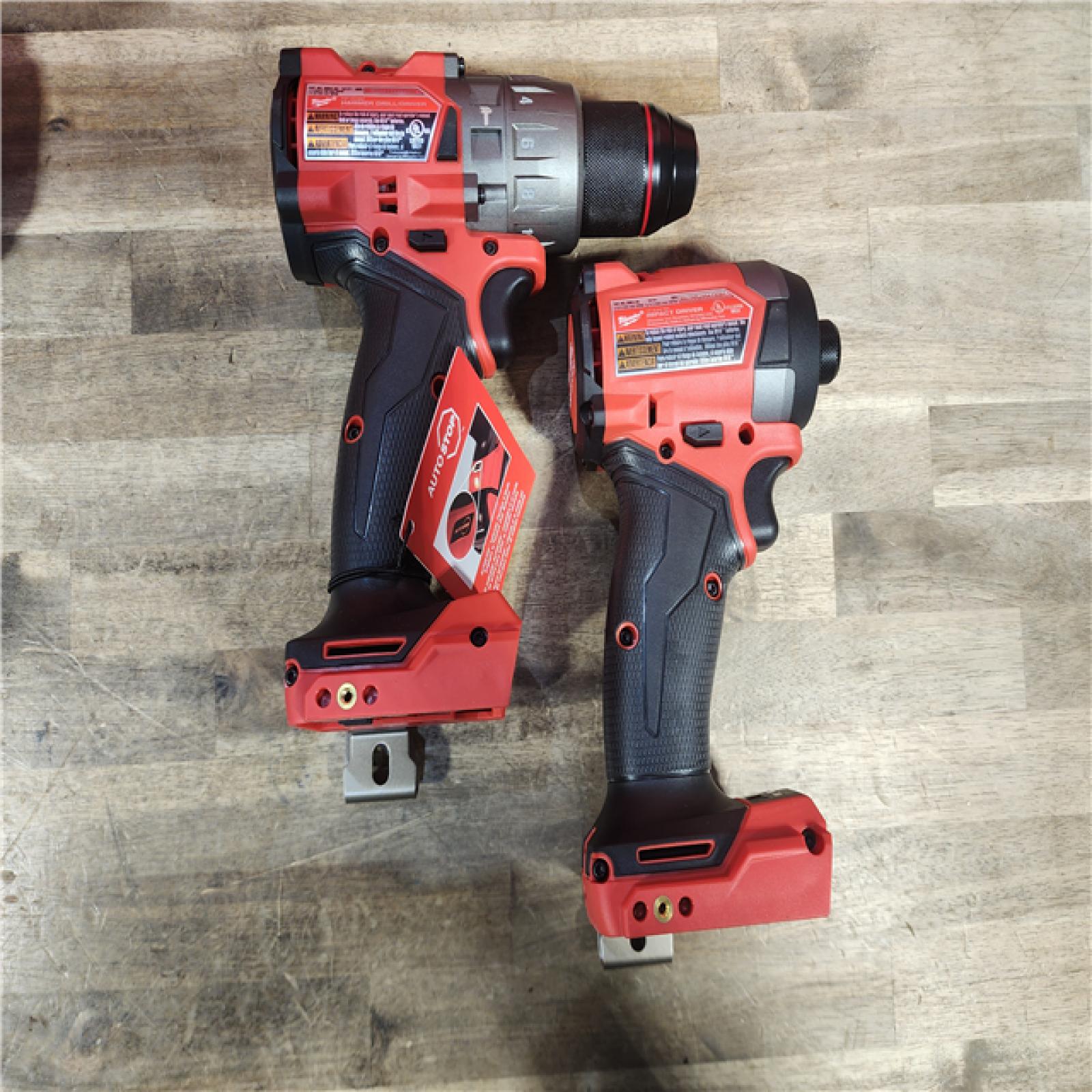 HOUSTON LOCATION - AS-IS MILWAUKEE FUEL 18V Lithium-Ion Brushless Cordless Hammer Drill and Impact Driver Combo Kit (2-Tool) with 2 Batteries