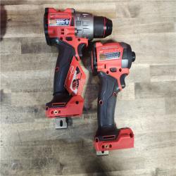 HOUSTON LOCATION - AS-IS MILWAUKEE FUEL 18V Lithium-Ion Brushless Cordless Hammer Drill and Impact Driver Combo Kit (2-Tool) with 2 Batteries