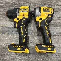 AS-IS DEWALT ATOMIC 20-Volt MAX Lithium-Ion Cordless Combo Kit