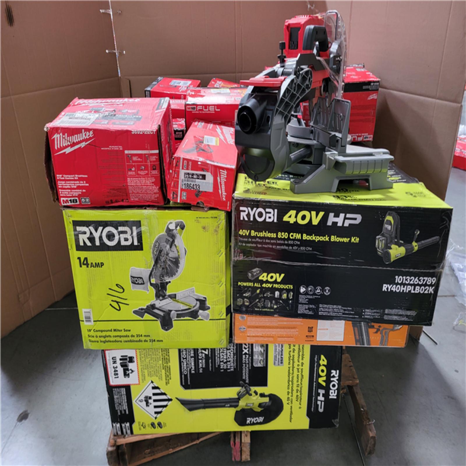 CALIFORNIA AS-IS TOOL PALLET