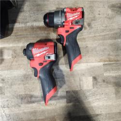 HOUSTON LOCATION - AS-IS Milwaukee 3497-22 12V Brushless Hammer Drill and Impact Driver Combo Kit