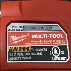 AS-IS Milwaukee 18V Lithium-Ion Cordless Oscillating Multi-Tool (Tool-Only)
