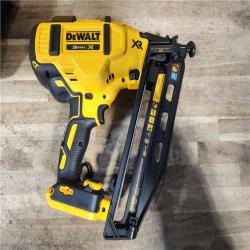 HOUSTON LOCATION - AS-IS DEWALT 20V MAX XR 16-Gauge Electric Cordless Angled Finishing Nailer Kit