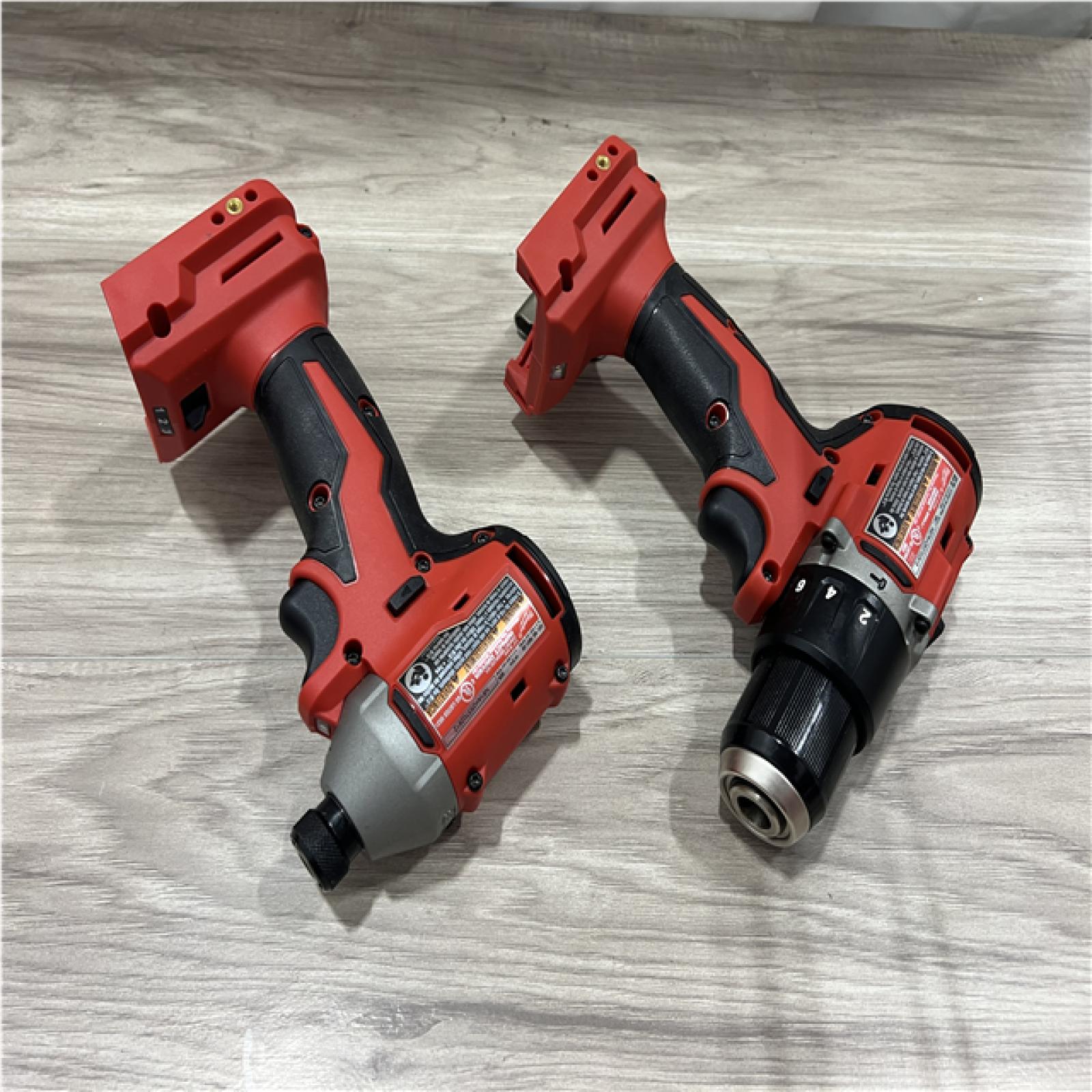 AS-IS Milwaukee 18-Volt Lithium-Ion Brushless Cordless Compact Hammer Drill/Impact Combo Kit