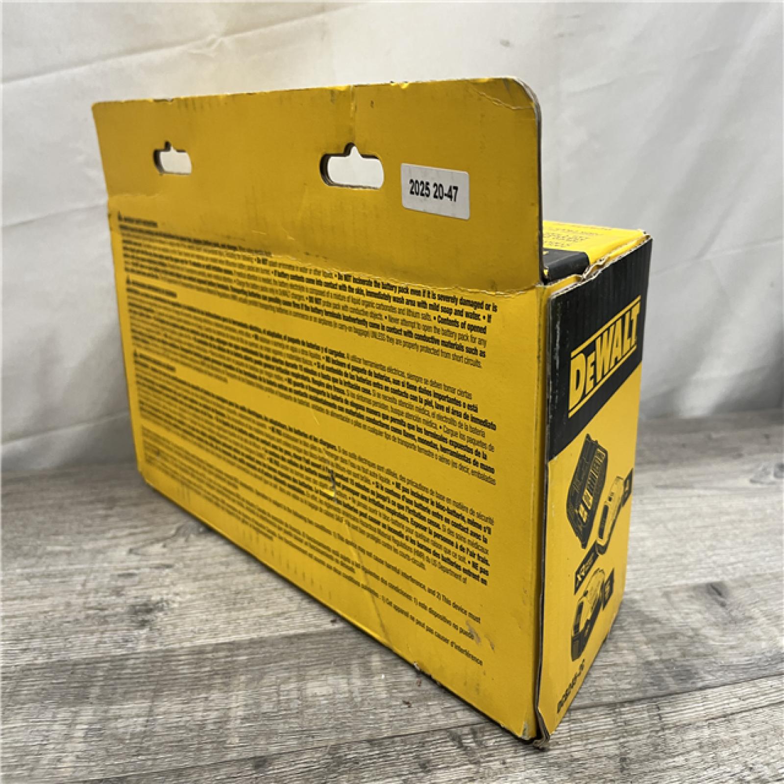 NEW - DEWALT 20V MAX Lithium-Ion Starter Kit with 4.0 Ah and 5.0 Ah Batteries and Charger