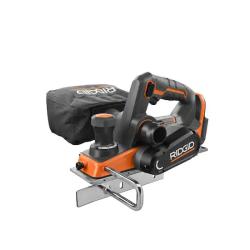 NEW! -RIDGID 18V Brushless Cordless 3-1/4 in. Hand Planer (Tool Only) with Dust Bag