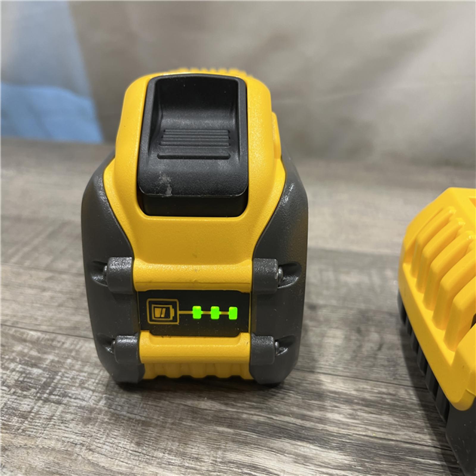 AS-IS DEWALT 20V/60V MAX FLEXVOLT Lithium-Ion 9.0Ah Battery and Charger Starter Kit