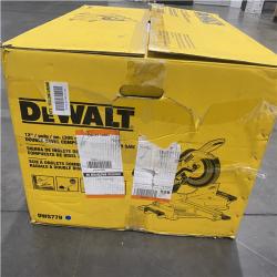 As-Is- DeWalt 15 Amps 12 in. Corded Dual-Bevel Sliding Compound Miter Saw