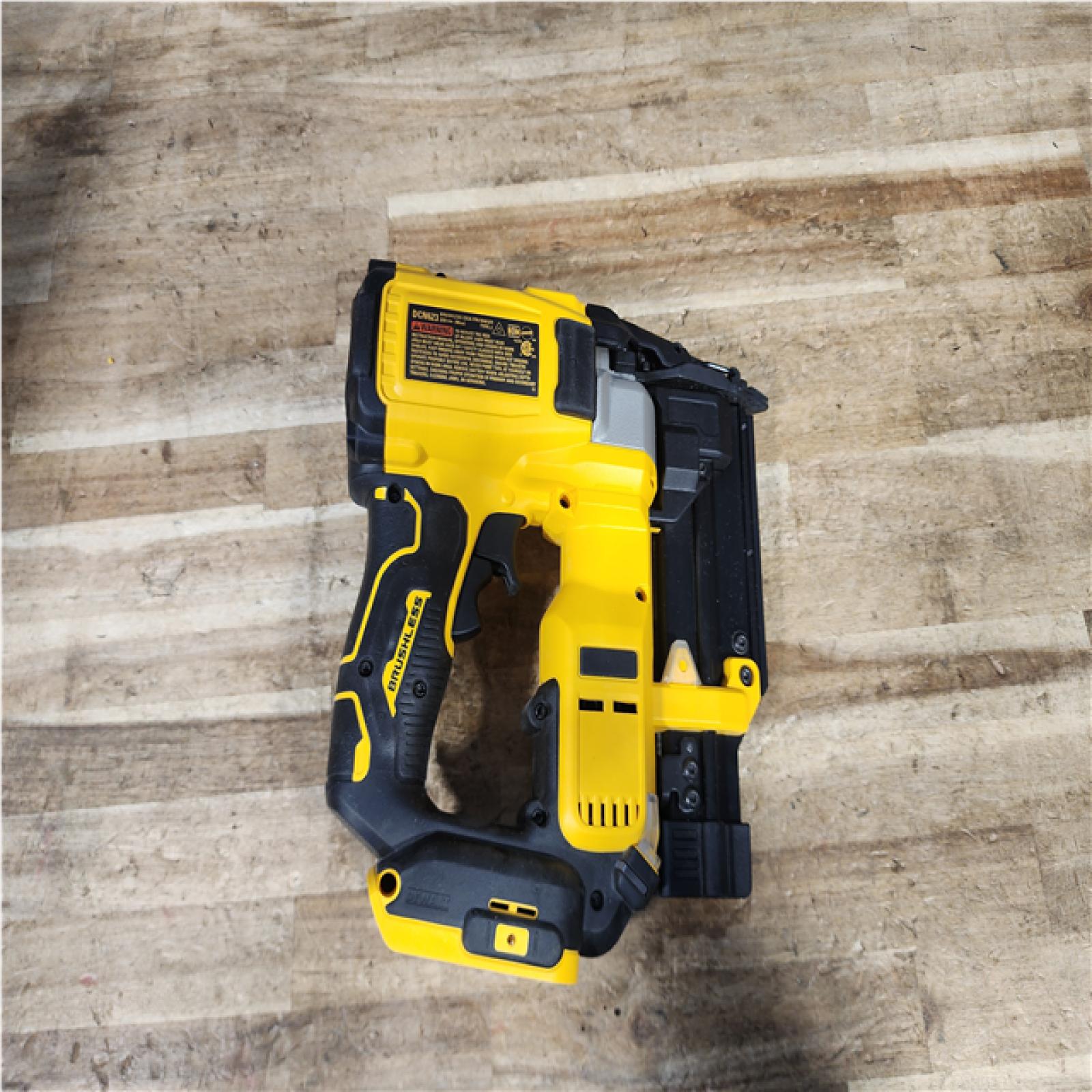Houston Location AS-IS DEWALT ATOMIC 20V MAX Lithium Ion Cordless 23 Gauge Pin Nailer (Tool Only)