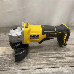 AS-IS DEWALT 20V MAX Cordless Brushless 4-1/2 in. Angle Grinder with Paddle Switch (Tool Only)