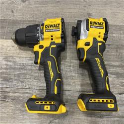 AS-IS DEWALT ATOMIC 20V MAX Lithium-Ion Cordless 2-Tool Combo Kit